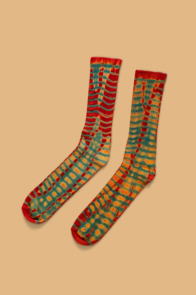 "Cool Running" Batik Socks